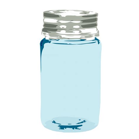 Blue Glass Jar Clipart Free Stock Photo Public Domain Pictures