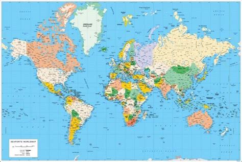 Mapamundi 100 Mapas Del Mundo Para Imprimir Y Descargar Gratis Mapas