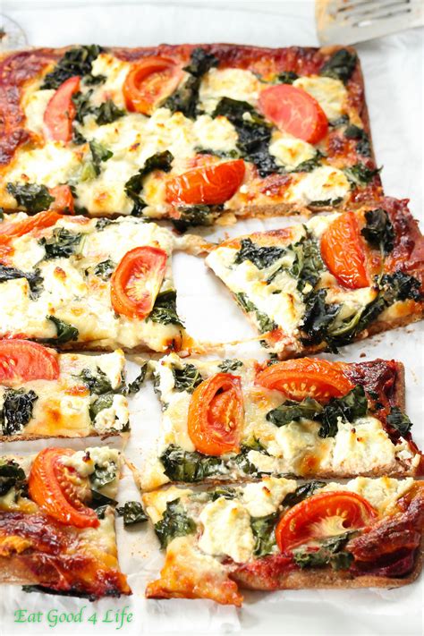 Easiest Way To Cook Yummy Kale And Goat Cheese Pizza The Healthy Cake