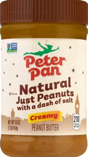 Peter Pan Natural Creamy Peanut Butter 16 Oz Harris Teeter