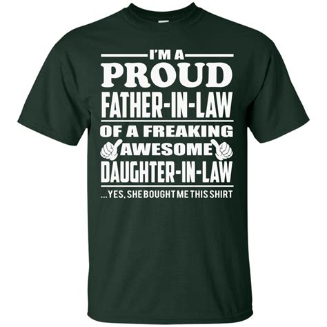 men s proud father in law of awesome daughter in law t shirt father in law ts shirts