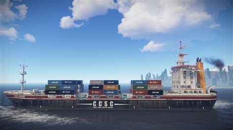 Rust Cargo Ship Update Bringt Riesiges Loot Frachtschiff Und Militär