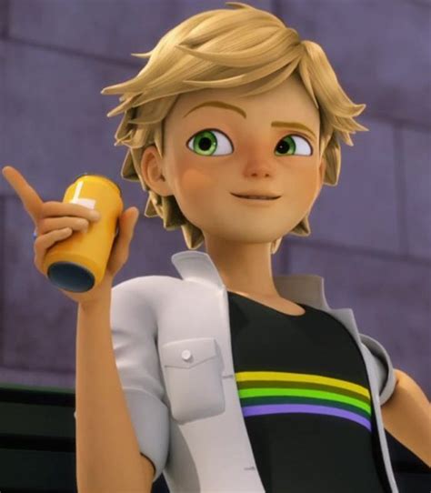the animated character is pointing to something with her finger and holding a yellow object in