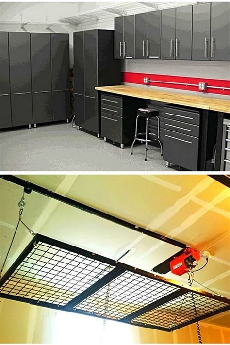 Garage Storage Ideas For Shovels And Ladder Storage Ideas In Garage