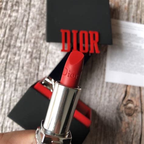 Dior Rouge Dior Couture Colour Lipstick Comfort And Wear 999 Red 15g