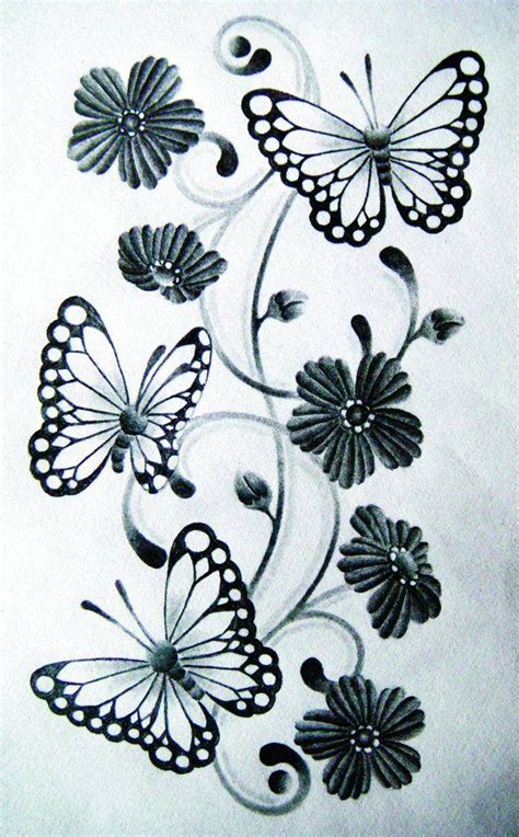 Butterfly Drawing Ideas Harunmudak