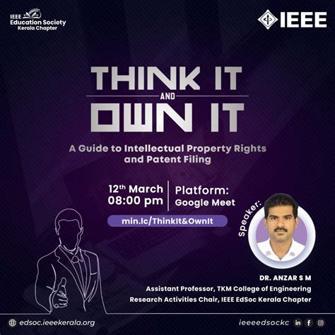 Think It And Own It Ieee Education Society Kerala Chapter