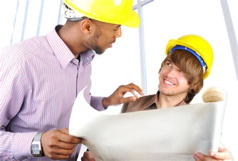 Cheerful Builders Are Planning To Build A New Construction — Stock