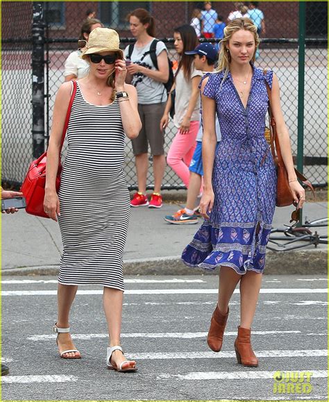 Pregnant Doutzen Kroes Steps Out In Nyc With Candice Swanepoel Photo