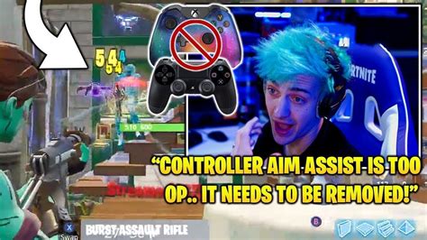 Ninja Wants Controller Aim Assist Removed From Fortnite On Pc After