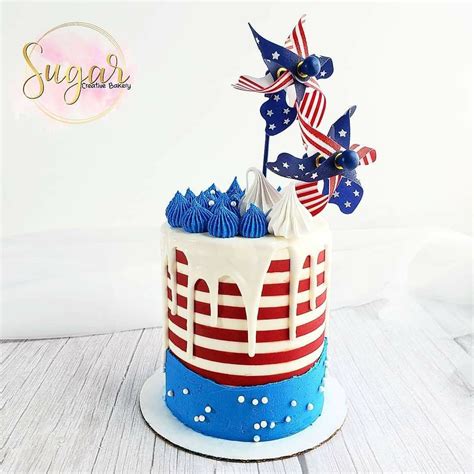 Independence Day Birthday Cake 🇺🇸 Sugarcreativebakery Sugarcreativebakery 4th Of July Cake