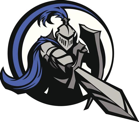 Knight With Sword Cartoon