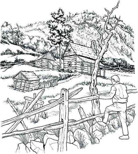 The Best Free Landscape Coloring Page Images Download From 477 Free