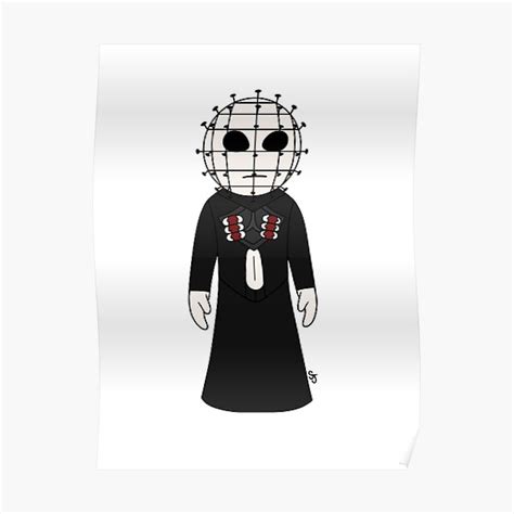 Cute Pinhead Poster For Sale By Saralj Redbubble