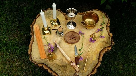 How To Set Up A Wiccan Altar Youtube