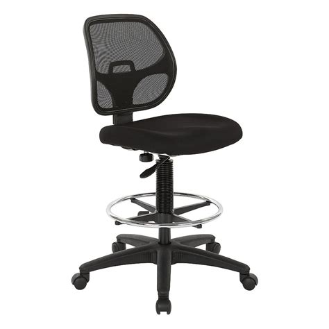 Office Star Deluxe Mesh Back Drafting Chair The Home Depot Canada