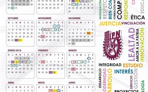 Consulta El Calendario Escolar Para El Ciclo Escolar 2018 2019 Images