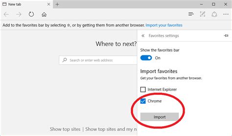 Import favorites to microsoft edge. Answer to: How to Export Favorites and Bookmarks from the ...