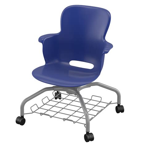 Ethos Chair With Metal Bookrack Haskell Affordable Classroom