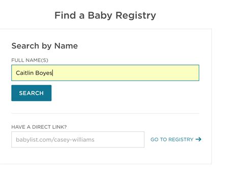 How To Find A Registry On Babylist The House That Lars Built