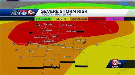 Severe Storm Risk Upgraded For Kansas City Area Youtube