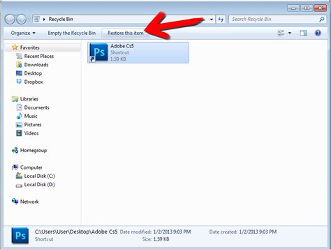 How To Restore Files From Your Recycle Bin 7 Steps