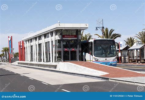 Myciti Bus At Bus Stop In Cape Town South Africa Editorial Photo