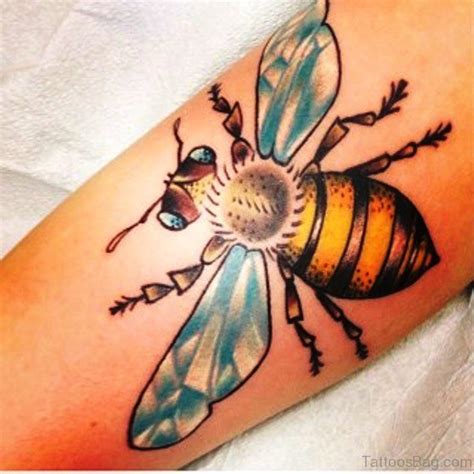 51 Excellent Bee Tattoos On Wrist Tattoo Designs