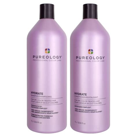 Pureology Hydrate Shampoo And Conditioner Liter Set Limited Edition