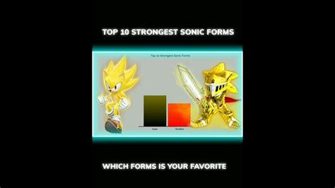Top 10 Strongest Sonic Forms Youtube