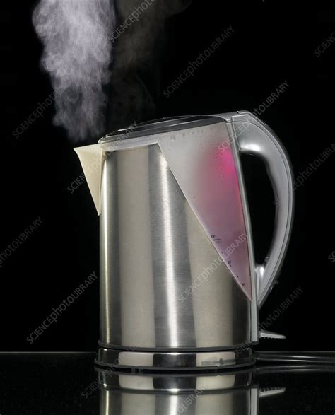 Electric Kettle Boiling Stock Image C0011249 Science Photo Library