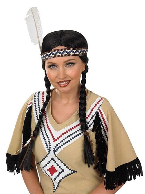 Indian Squaw Costume 2715 Plus Size Ladies Indian Fancy Dress Costume
