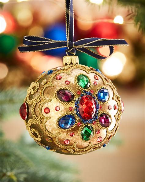 A secret base is a customizable space for the player, and decorations may be placed freely within them. Gold Glass Ball Christmas Ornament With Multi Stones | Christmas ornaments, Diy christmas light ...