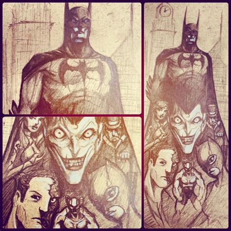 Batman And The Joker Illustration By Sketchy Trav Daily Sketch