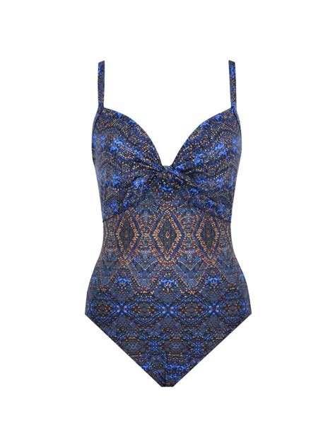 Miraclesuit Swim Thebes Bette One Piece Swimsuit In Blue Multi Modesens