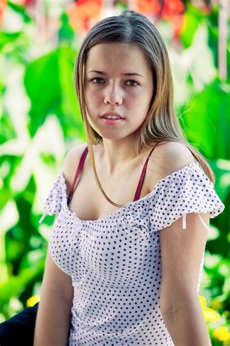 Beautiful Teenager Girl Stock Image Image Of Outside 15776589