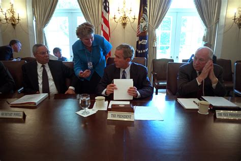 911 President George W Bush With National Security Counc Flickr