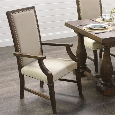 The rustic dining chair is solid and sturdy to last a lifetime. Rustic Java Greyson Armchair, Set of 2 | House interior ...