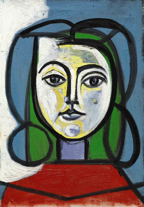 Pablo Picasso Tête De Femme Portrait De Francoise Peintres