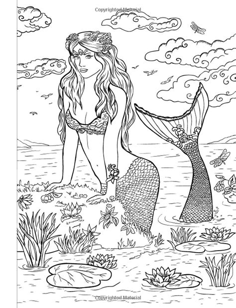 Get This Realistic Mermaid Coloring Pages For Adult L4nd9