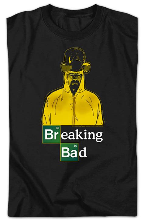 Walter White Hazmat Suit Breaking Bad T Shirt