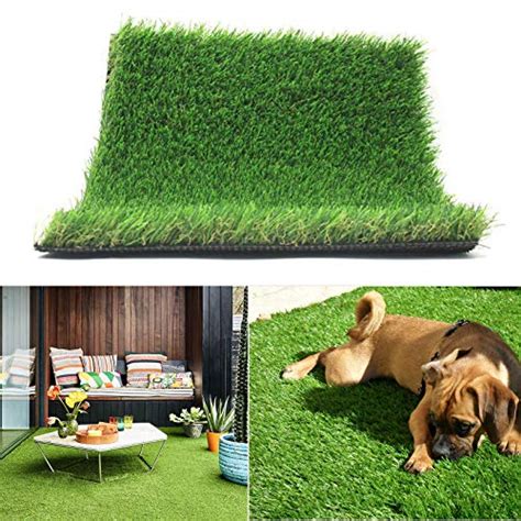 Realistic Thick Artificial Grass Turf 33ftx5ft Indoor Outdoor Garden