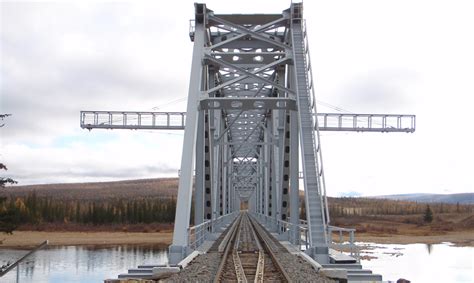 The Bridge Across The Amga River In Sakha Republic Yakutia Transmost