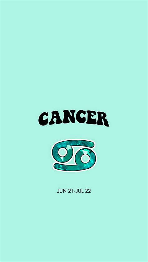 Cancer Zodiac Mint Cancer Aesthetic Zodiac Hd Phone Wallpaper Peakpx