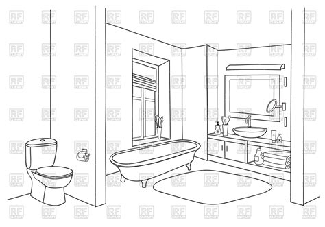 Bathroom Clip Art Black And White Best Home Design Ideas