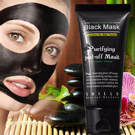 Shills Black Mask Tearing Style Deep Purifying Peel Off Face Mask Acne