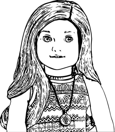 Printable American Girl Coloring Pages Pdf Free Coloring Sheets