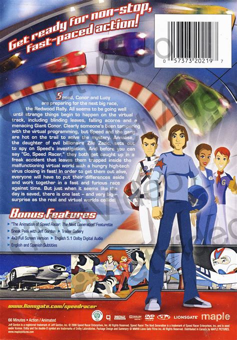Speed Racer The Next Generation The Fast Track On Dvd Movie