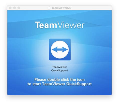 After you've completed the download, teamviewer is ready to be installed. How do I install TeamViewer QuickSupport for MacOS ...