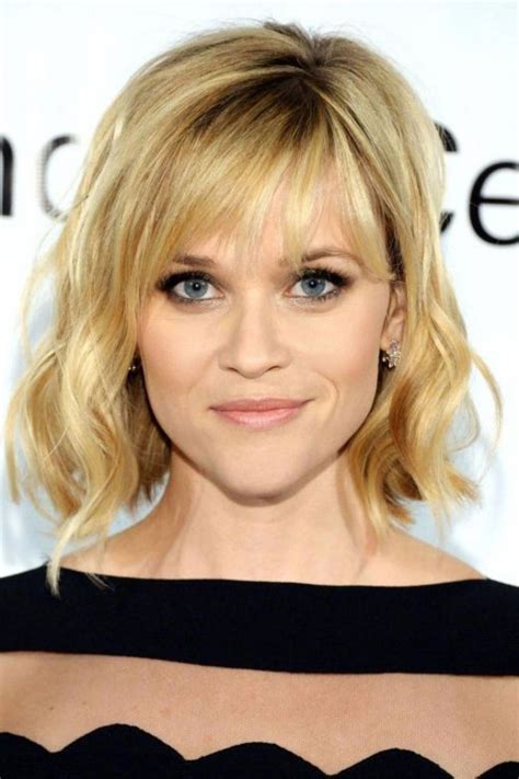 Graduated hairstyle for thin hair. Angled Bob Hairstyle For Thin Hair With Wispy Bangs # ...